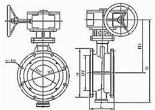 D343H硬密封蝶閥 D343H硬密封蝶閥
